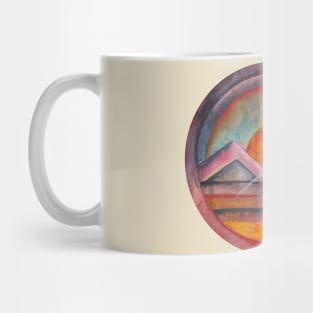 Geometric landscapes 02 Mug